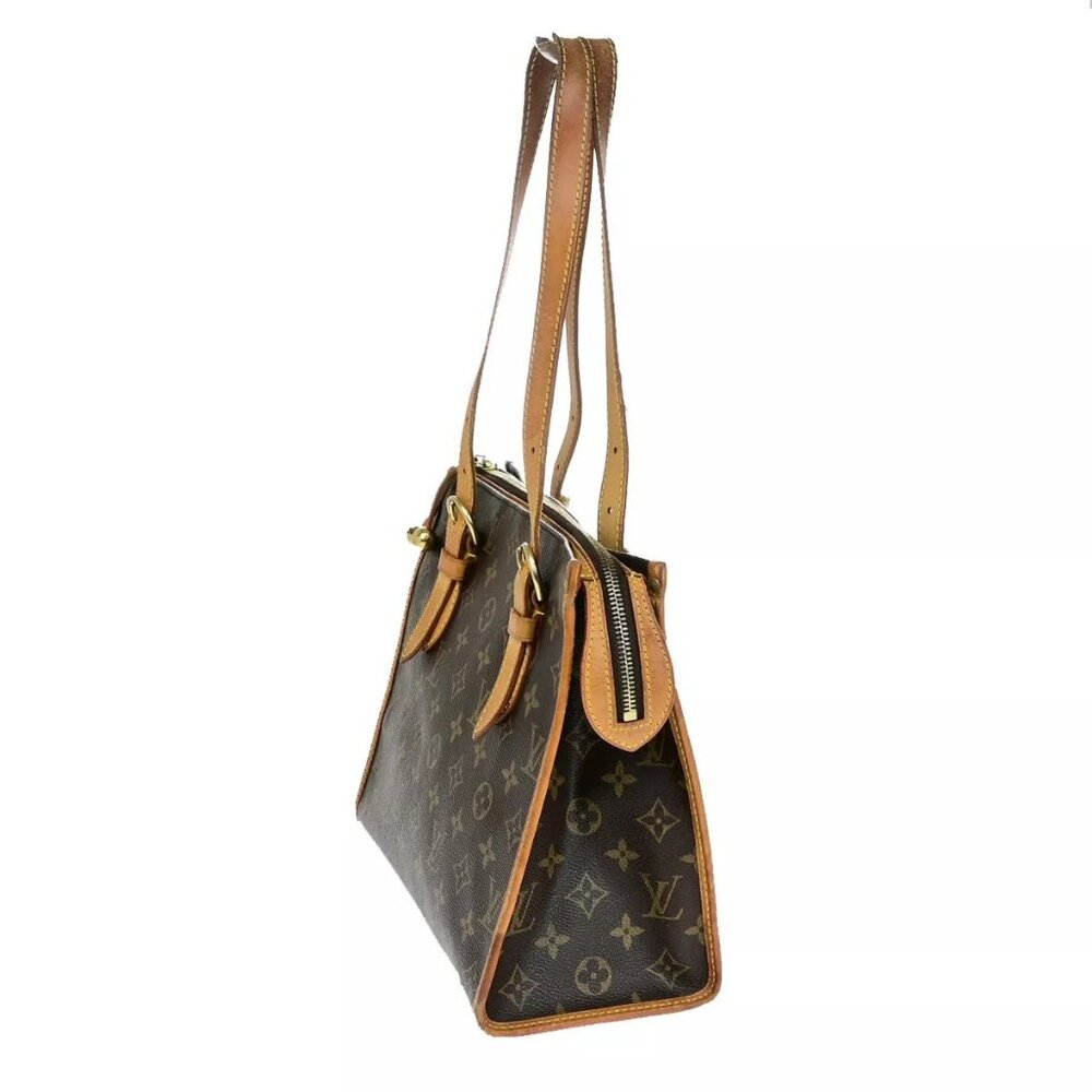 LOUIS VUITTON Popincourt Haut Shoulder Bag Monogram Leather Brown M40007 39YF540 - Picture 2 of 15